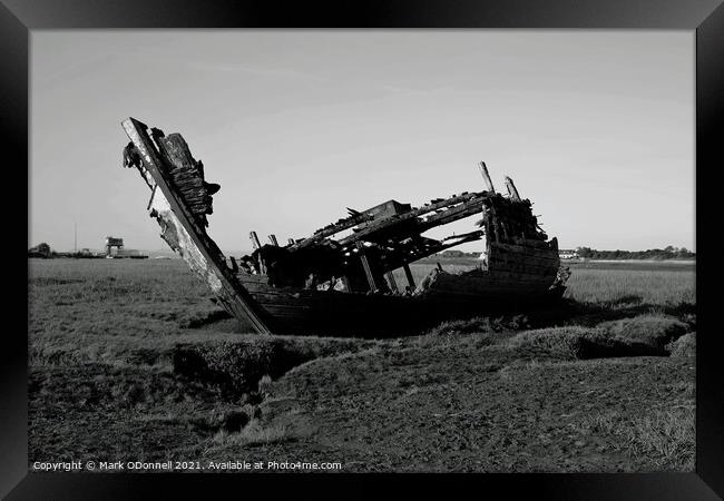 Ship Wreck 1 Framed Print by Mark ODonnell