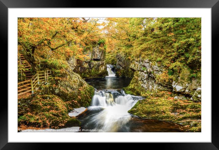 Colours of Autumn  Framed Mounted Print by Kevin Clayton