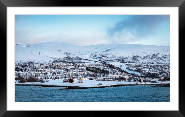 Early morning approach on Tromso Framed Mounted Print by Wendy Williams CPAGB