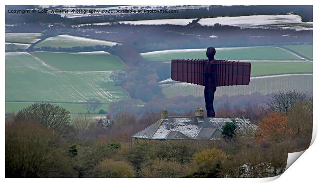The Angel of the North  7 Print by Colin Williams Photography