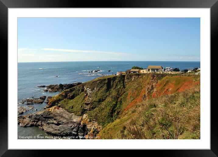 Lizard Point, Cornwall  Framed Mounted Print by Brian Pierce