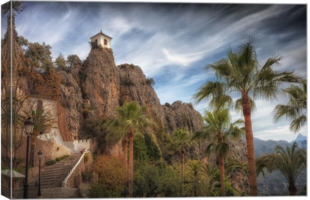 Guadalest Canvas Print by Leighton Collins