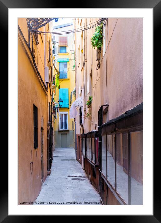 A Burst of Color in Tarragona Framed Mounted Print by Jeremy Sage