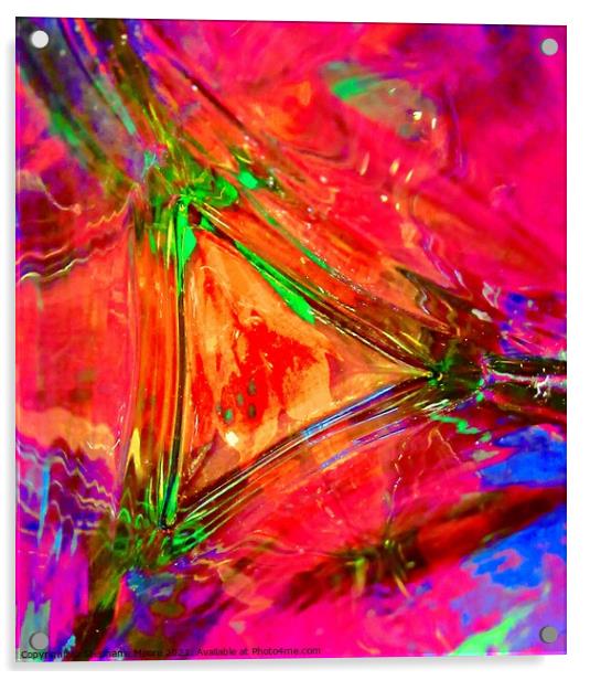 Abstract 10217 Acrylic by Stephanie Moore