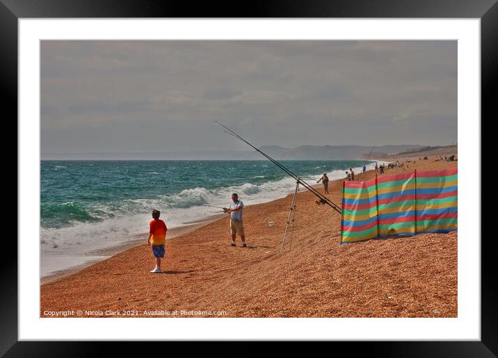 Reeling in the Bounty Framed Mounted Print by Nicola Clark