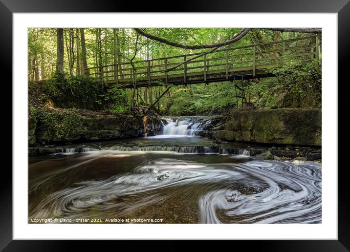  Hudeshope Beck, Middleton-in-Teesdale, County Durham, Framed Mounted Print by David Forster