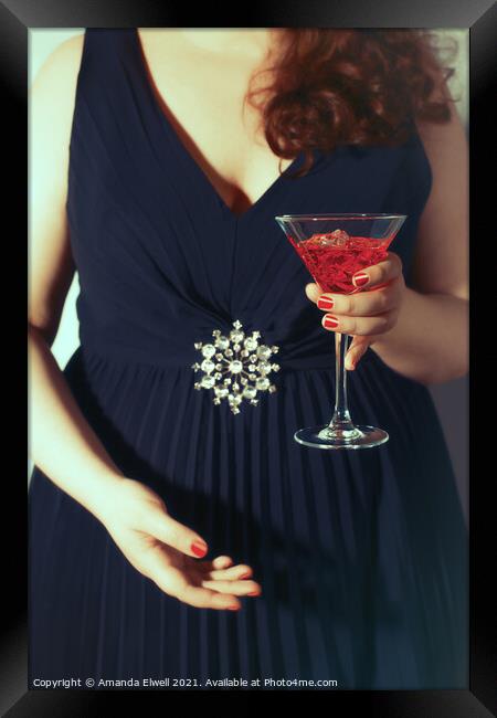 Cocktail Hour Framed Print by Amanda Elwell