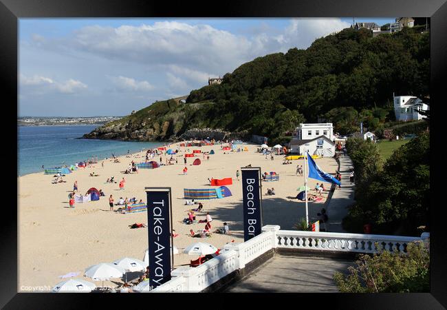 Porthminster Beach, St Ives, Cornwall  Framed Print by Brian Pierce