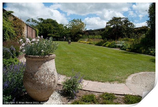 Formal Garden Print by Brian Pierce