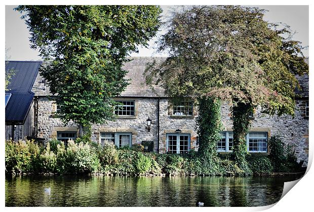 On the River Wye. Print by Jacqui Kilcoyne