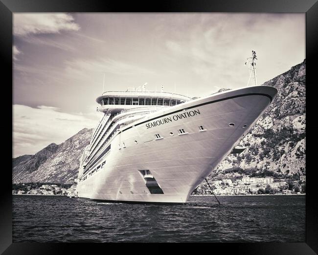 Seabourn Ovation  Framed Print by Scott Anderson