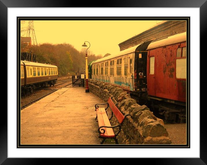 Bitton Railway Station. Framed Mounted Print by Heather Goodwin