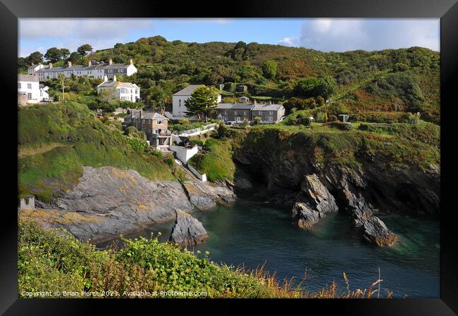 Portloe, Roseland, Cornwall  Framed Print by Brian Pierce