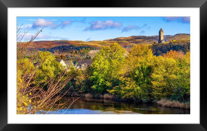Forth View, Stirling, Scotland, UK Framed Mounted Print by Mark Llewellyn