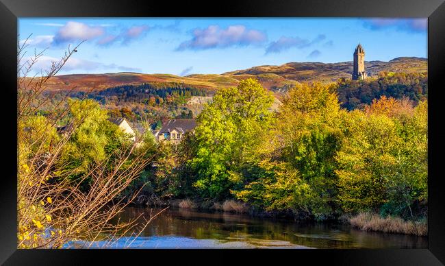 Forth View, Stirling, Scotland, UK Framed Print by Mark Llewellyn