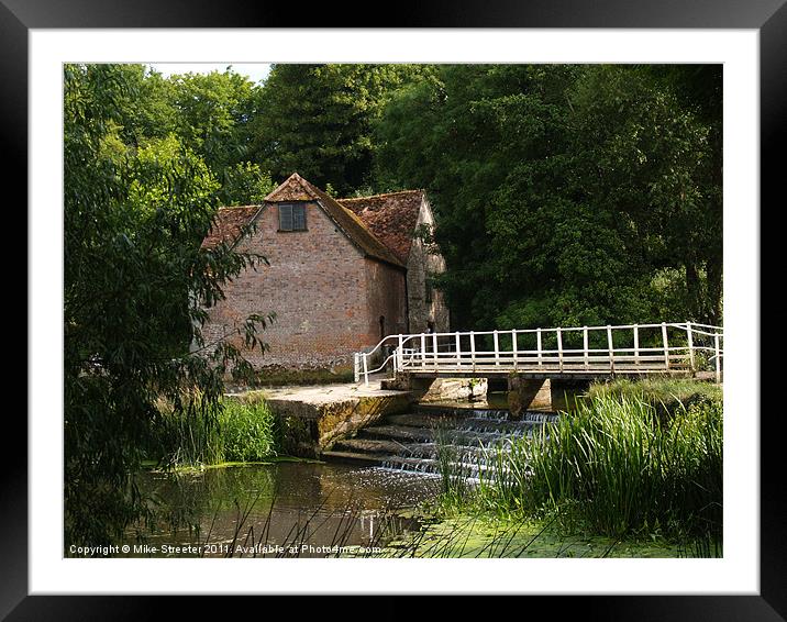 Sturminster Newton Mill Framed Mounted Print by Mike Streeter