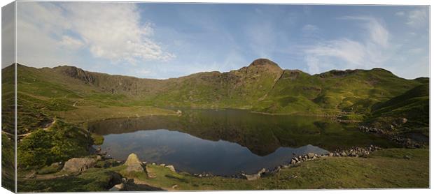 Easedale Tarn Cumbria Canvas Print by Eddie John