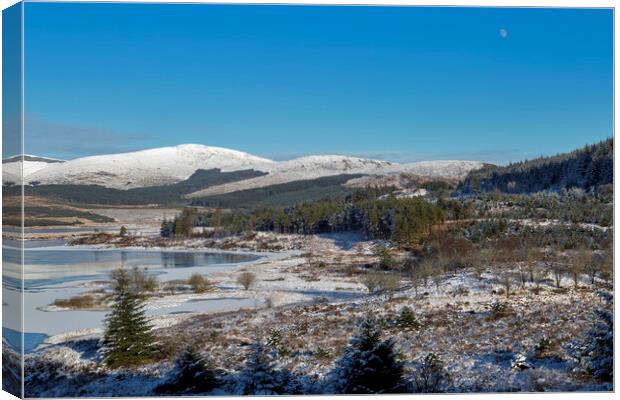 Scottish Winter Landscape Canvas Print by Derek Beattie