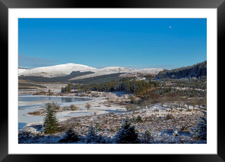 Scottish Winter Landscape Framed Mounted Print by Derek Beattie