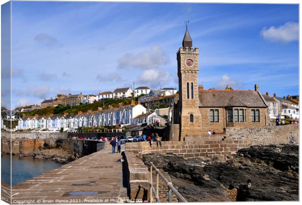 The Bickford-Smith Institute,  Porthleven Canvas Print by Brian Pierce