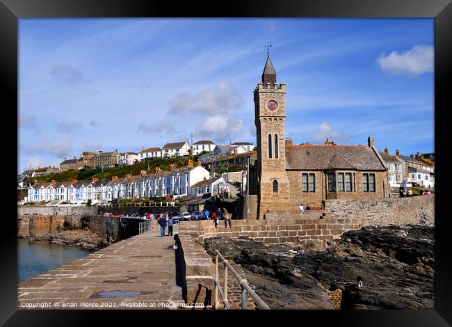 The Bickford-Smith Institute,  Porthleven Framed Print by Brian Pierce