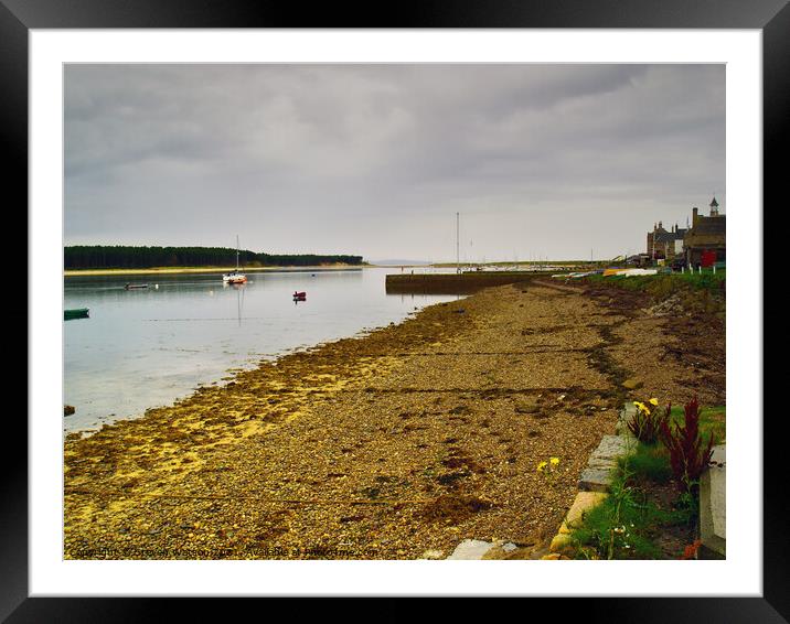 At Findhorn Framed Mounted Print by Steven Watson
