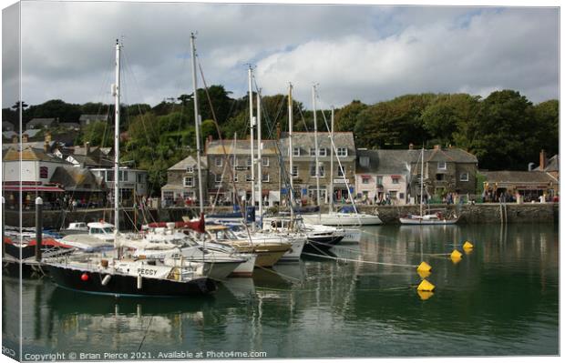 Padstow Harbour, North Cornwall  Canvas Print by Brian Pierce