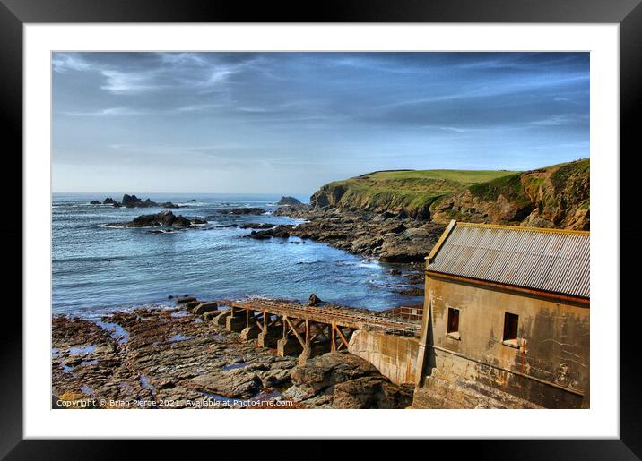 The Old Lizard Lifeboat Station  Framed Mounted Print by Brian Pierce