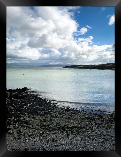 High Tide at Red Wharf Bay, Anglesey Framed Print by Melissa Theobald