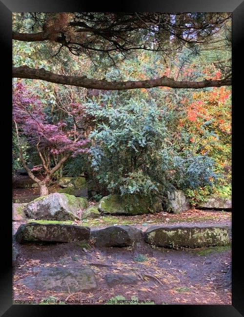 Autumn Colours at Calderstones Park Framed Print by Melissa Theobald