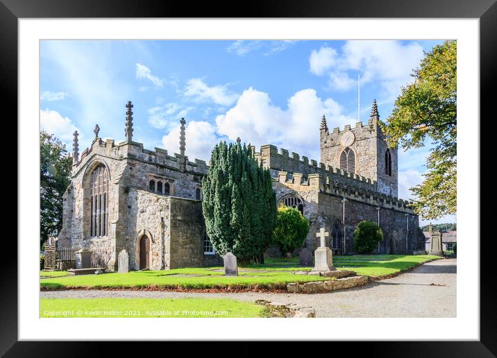 St Mary's and St Nicholas' Church Framed Mounted Print by Kevin Hellon