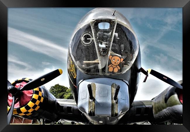 The Nose of Sally B Framed Print by Simon Hackett