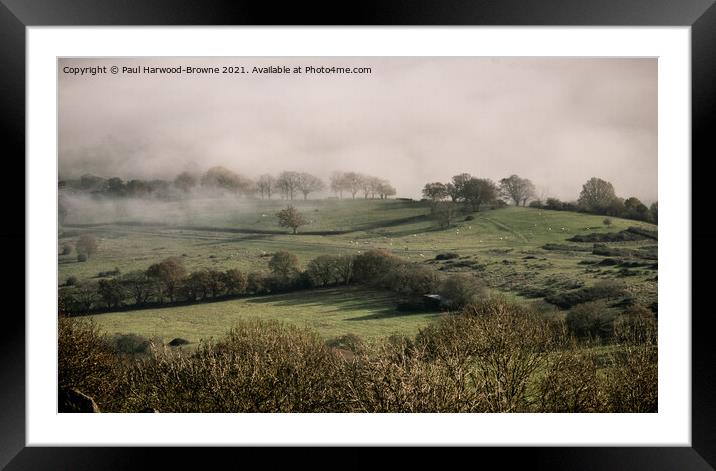 Misty Views Framed Mounted Print by Paul Harwood-Browne