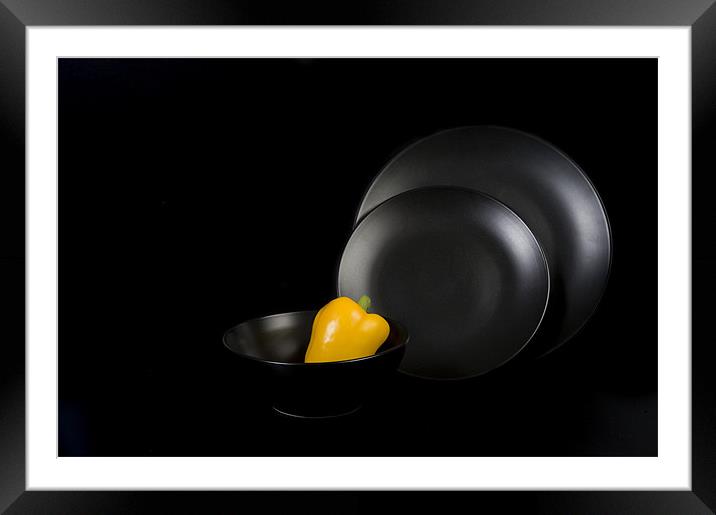 A Touch of Yellow Framed Mounted Print by Andy Wager