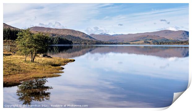 Loch Tulla Scotland Print by jim Hamilton