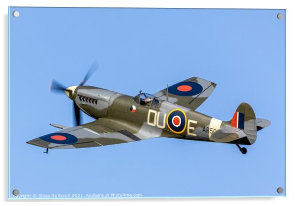 Spitfire Swoop Acrylic by Steve de Roeck
