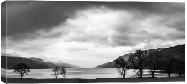 Serene Loch Ness View Canvas Print by Wendy Williams CPAGB