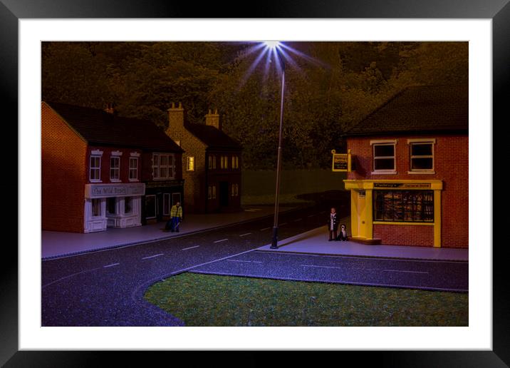 Smallville After Dark Framed Mounted Print by Steve Purnell