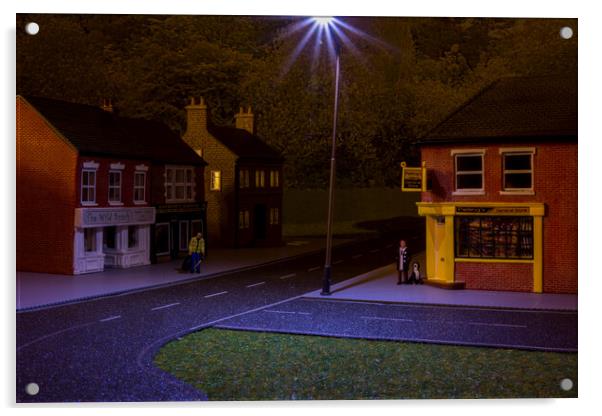 Smallville After Dark Acrylic by Steve Purnell
