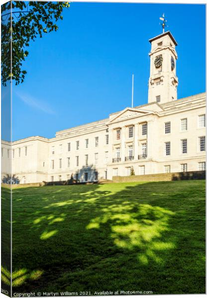 University of Nottingham Canvas Print by Martyn Williams