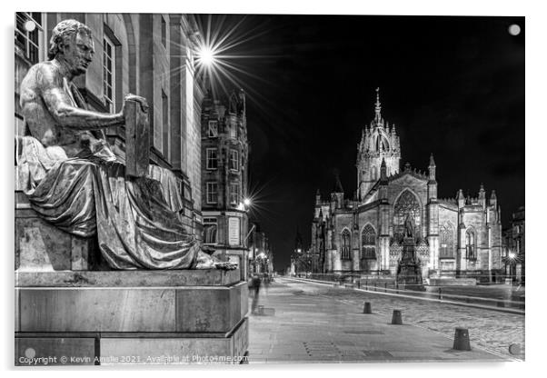 St Giles Cathedral  Acrylic by Kevin Ainslie