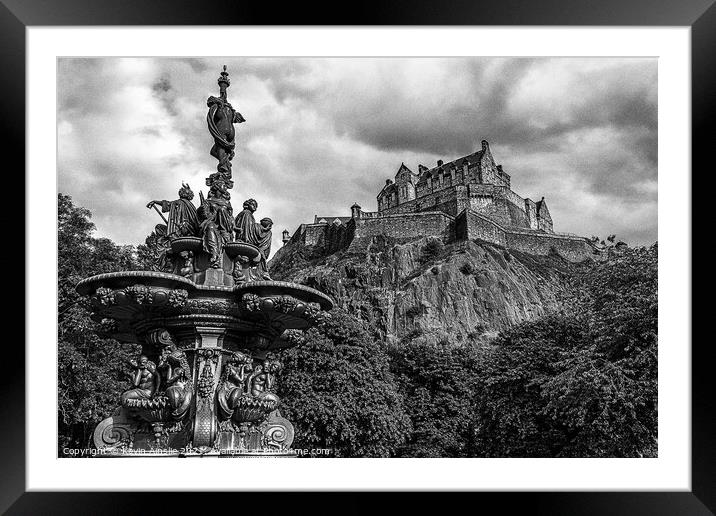 Ross Fountain  Framed Mounted Print by Kevin Ainslie