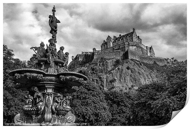 Ross Fountain  Print by Kevin Ainslie
