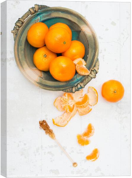 Clementines Canvas Print by Amanda Elwell