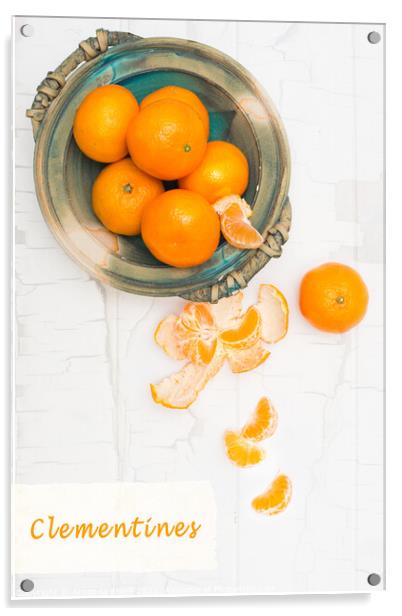 Clementines Acrylic by Amanda Elwell