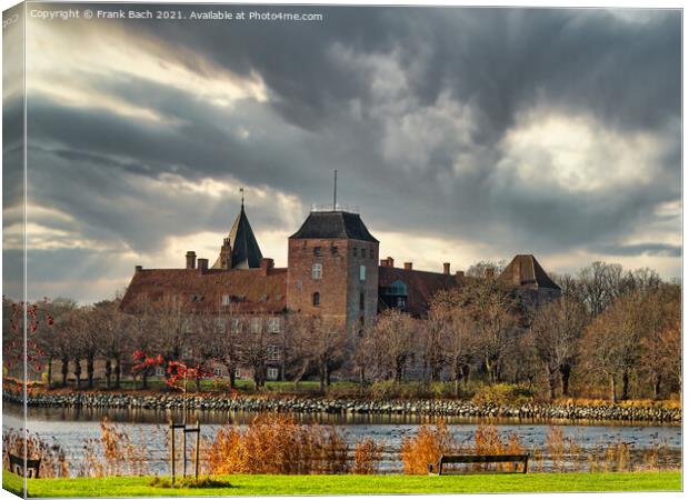 Aalholm castle in Nysted rural Denmark Canvas Print by Frank Bach