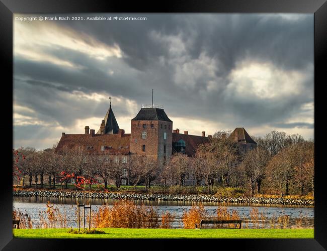 Aalholm castle in Nysted rural Denmark Framed Print by Frank Bach