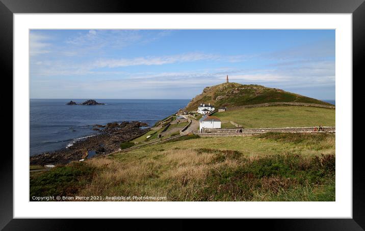 Priest's Cove and Cape Cornwall Framed Mounted Print by Brian Pierce