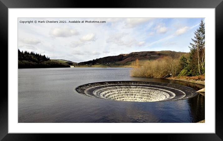 Ladybower Reservoir, Peak District Framed Mounted Print by Mark Chesters