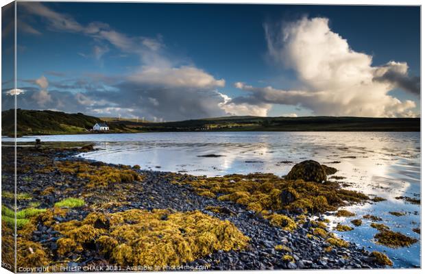 Loch Greshorn Isle of Skye scotland 176 Canvas Print by PHILIP CHALK